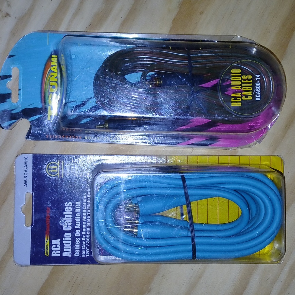 RCA audio cables